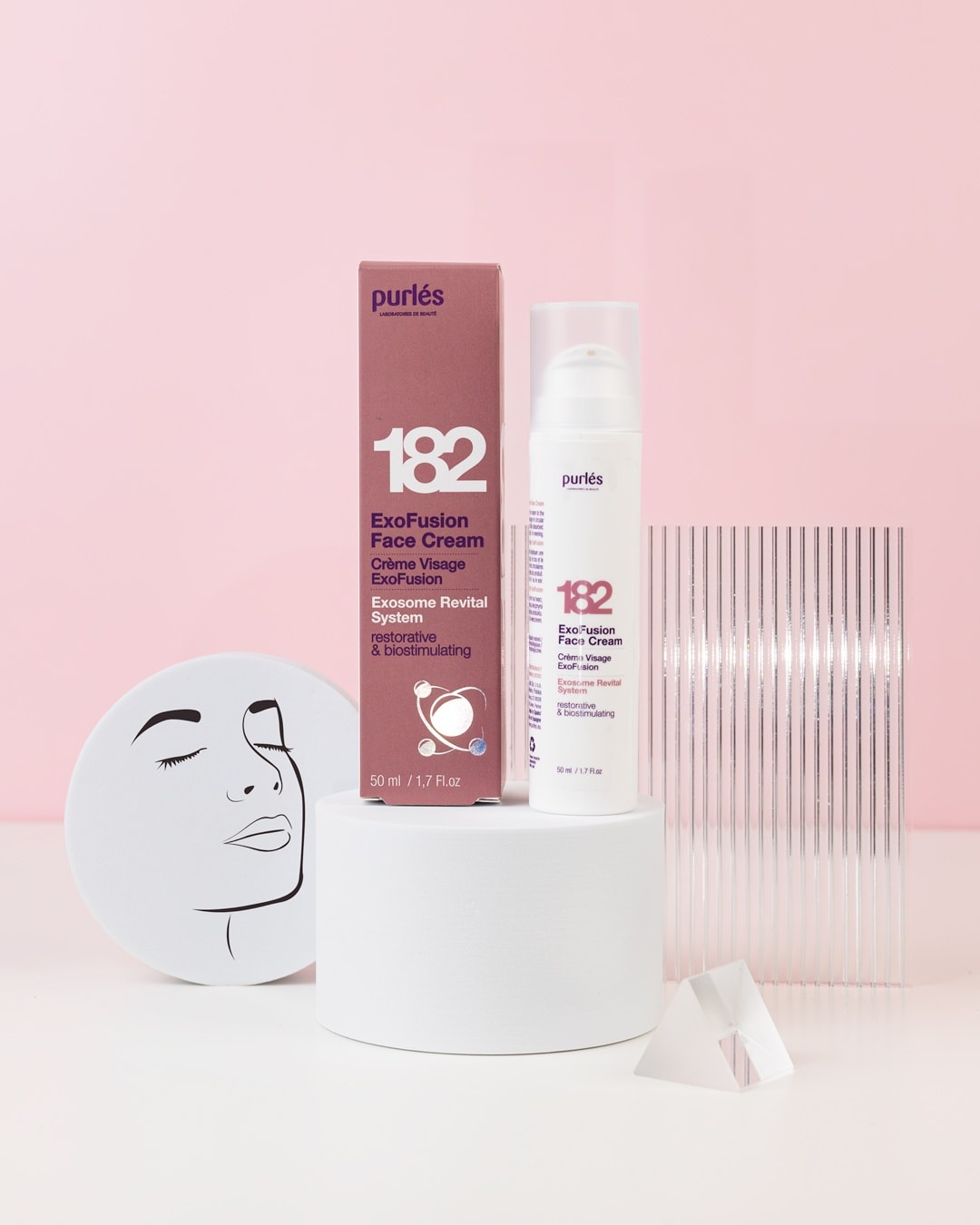 Obličejový krém s rostlinnými exosomy